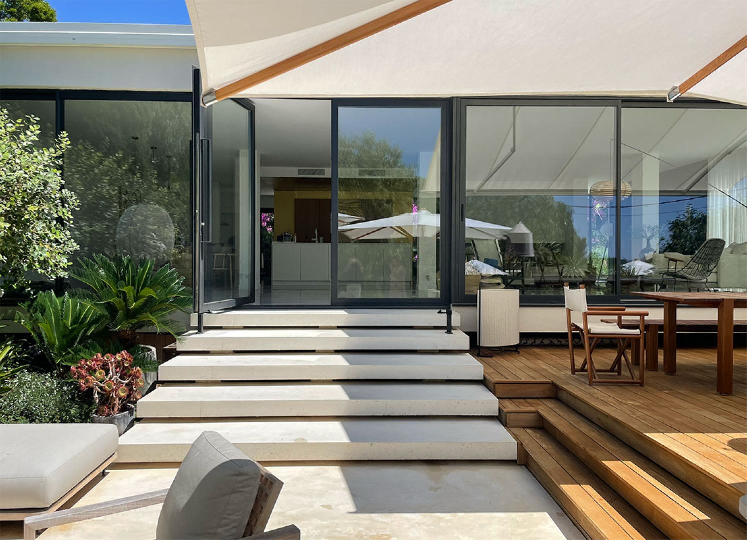 "Discover a haven of peace in the heart of nature, where elegance meets serenity for unforgettable moments of relaxation."