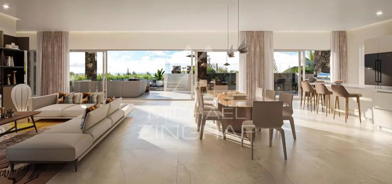 Superbe Penthouse avec vue mer à Pereybere